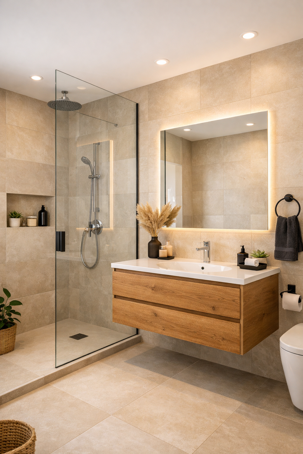 Baño Mediterráneo Contemporáneo